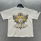 Vintage Pittsburgh Steelers Shirt Mens Large 1995 NFL Champions 90s Football