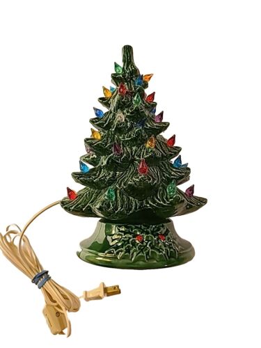 Vintage Green Ceramic Christmas Tree 10