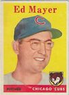 Ed Mayer Rookie Gradable Topps 1958 #461 (7949)
