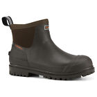 HISEA Men Chelsea Work Boots Waterproof Non-Slip Ankle Rain Boots w/Steel Shank