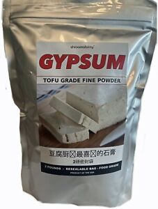 2 lb Tofu Gypsum Coagulent Powder - Food Grade - Made in USA