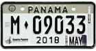 *99 CENT SALE*  2018 Panama MOTORCYCLE License Plate #09033 No Reserve