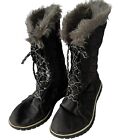 SOREL Womens’ Black Sea Salt Waterproof Snow Cozy Cate Winter Boots Size 9.5