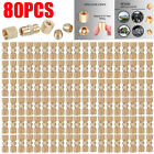 80PCS Brass Compression Fittings Connector 3/16