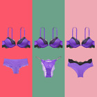 Victoria's Secret 34B,36C,36D, 38D BOMBSHELL Smooth 2 cup Push-Up Bra Panty set