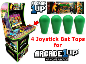 Arcade1up TMNT Ninja Turtles Mortal Kombat 2 Final Fight, 4 Joystick Bat Tops