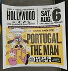 PORTUGAL THE MAN & CHICANO BATMAN 2023 POSTER HOLLYWOOD BOWL OFFICIAL PRINT