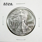 2022 American Silver Eagle 1 oz. BU #SC