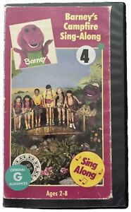 Barney’s Campfire Sing-Along VHS 1990