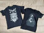 Lot of 2 Mayhem Shirts - Blasphemy/Virgin Mary Black Metal T Shirt Adult S Small