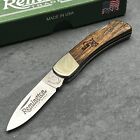 New ListingRemington USA 870 Small Gentlemans Lockback Brown Wood Folding Pocket Knife NEW