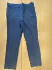 AKRIS Navy Cropped Trouser Size 8 High Waist New
