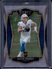 2020 Panini Select Justin Herbert Premier Level Rookie Card RC #144 Chargers