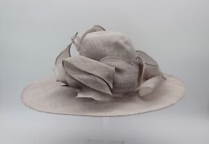Adorable Womens Light Gray Hat Oversized Bows