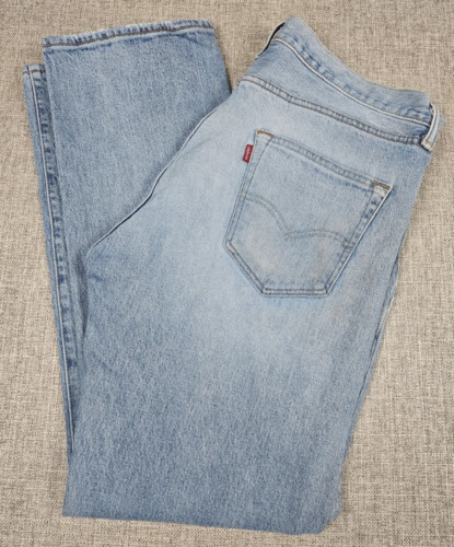 Levis 501 Original Button Fly Blue Jeans 34x30 Light Medium Wash Denim Lot of 2