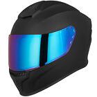 ILM Full Face Motorcycle Helmet Adult DOT Street Bike Racing Helmet Tinted Visor