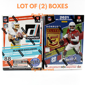 LOT/BUNDLE 2021 Panini Donruss & Elite NFL Football Blaster Boxes - NEW/SEALED