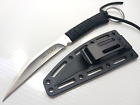 Concealed Carry Karambit EDC Shank Shiv Fixed Blade Boot Knife with Belt Sheath