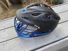 Matte Black Cascade R PRO Helmet with Electic Blue Cage