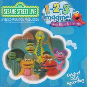 Sesame Street Live: 1-2-3 Imagine! with Elmo & Friends w/ Artwork MUSIC AUDIO CD