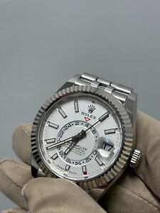 Rolex Sky-Dweller White 42mm Jubilee- NEW 2024 / BOX AND PAPERS - 336934-0004