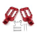 CNC BILLET ANODIZED RED FOOT PEGS RESTS FOR MX CRF50 XR50 PW50 TTR50 PW80 NEW