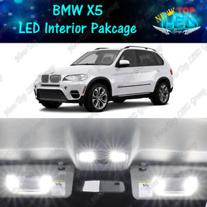 CANBUS White LED Lights Interior Package Kit for 2007 - 2013 BMW X5 Series E70