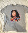 Gildan Gray Selena Quintanilla Portrait T-Shirt Size Large, Free Shipping