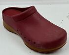 Dansko Women's Kane EVA Clog Sz 36/6 Red Molded Rubber Shoes Mules Slides