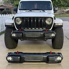 Front Bumper Steel w/LED Fog lights Fit For Jeep Wrangler Gladiator JL JT 18-23+ (For: Jeep)