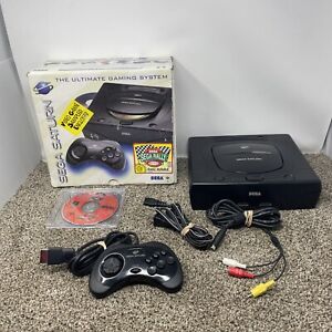 SEGA Saturn Home Console - Black With One Controller And CIB Complete+ TESTED