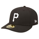 Men's New Era Black Pittsburgh Pirates Low Profile 59FIFTY Fitted Hat