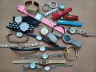 Vintage-Now WATCH LOT UNTESTED For REPAIR / PARTS Citizen Geneva &more 1.3 Lbs