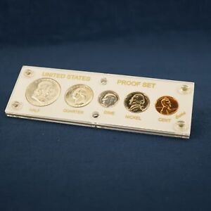 1957 US Silver Proof Set in Capital Plastic- Free Shipping USA
