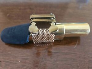 DG FatBoy Tenor Sax Mouthpiece Gold Plated with mesh ligature