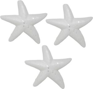 White and Silver Tone Glittery Starfish Ornament