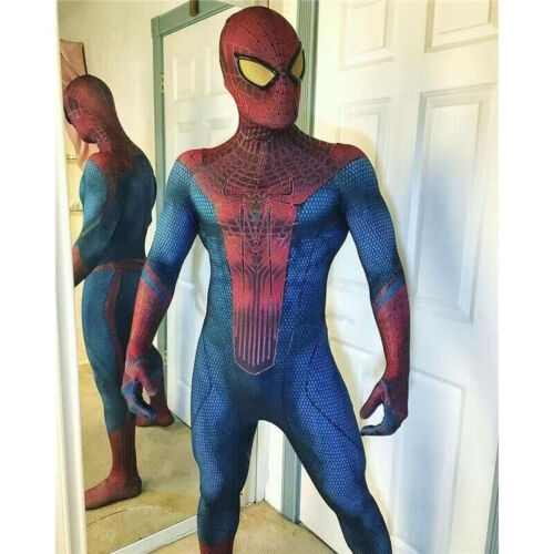 The Amazing Spider-Man Jumpsuit Spiderman Zentai Cos Costume Suit Bodysuit Tight
