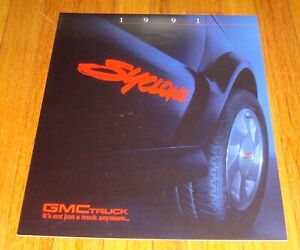 Original 1991 GMC Syclone Sales Brochure Folder
