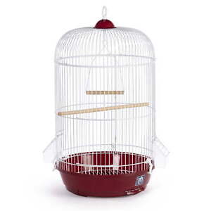 New ListingSP31999R Round Bird Cage, Red - Small