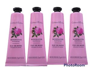 Crabtree Evelyn Rosewater Moisturizing Hand Therapy .9oz Lot x 4 SEALED
