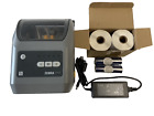 Zebra ZD620 Direct Thermal Label Printer (ZD62043-T01f00EZ) With Extras - AS IS
