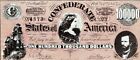 Civil War Currency $100,000 Confederate States of America *Reproduction*