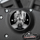 HARLEY DAVIDSON SPORTSTER 883 /1200 Big Twin/ Evo Timing Cover - Whiskey Pin Up