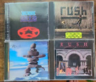 RUSH 4 CD lot PROG ROCK CLASSIC ROCK 2112 Moving Pictures +2