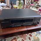 Sony TC-W421 Black AM/FM Dual Stereo Cassette Player & Recorder (Not Tested)