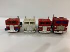 Transformers G1 - G2 Optimus Prime Hasbro Lot of 4 - For Parts