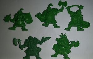 54 MM Tehnolog Mini Action Figures Dwarves D&D Fantasy Plastic Toy Soldiers #2