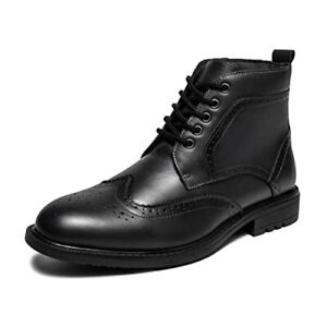 Mens Dress Boots Fashion Dress Boot For Men Oxford Ankle Boots Dress 12 Black