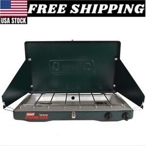 Coleman Gas Camping Stove | Classic Propane Stove, 2 Burner FREE FAST SHIPPING