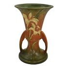 New ListingRoseville Zephyr Lily Brown 1946 Vintage Art Pottery Ceramic Vase 132-7